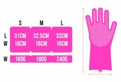 Gants De Nettoyage Muc-Off Deep Scrubber Rose -nettoyeur de vélo Vente unnamed file 1122