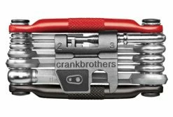 CRANKBROTHERS Multi-Outils M17 17 Fonctions Noir Rouge