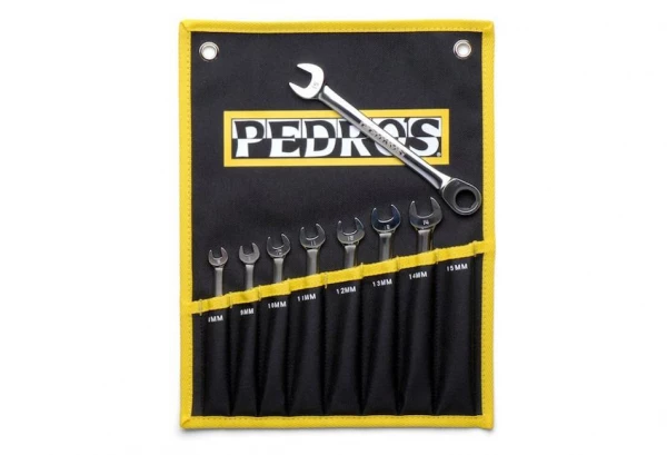 Kit De Clés Pedro's Ratcheting Combo Wrench Set (8 Pieces) 3 Kit De Clés Pedro's Ratcheting Combo Wrench Set (8 Pieces)