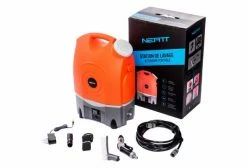 NEATT Station De Lavage / Nettoyeur Haute Pression Autonome Avec Batterie Et Réserve De 17L