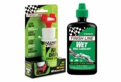 Lubrifiant Chaîne Finish Line Wet Lube 120ml + No Drip Chain Luber