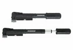 Pompe à Main Massi CM-07 Télescopique Double Shot Noir