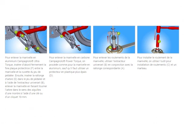 Demonte Boîtier Et Pédalier Unior Pour Campagnolo Power Et Ultra Torque 4 Demonte Boîtier Et Pédalier Unior Pour Campagnolo Power Et Ultra Torque – Image 2
