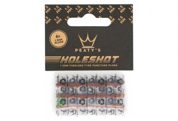 Mèches De Réparation Tubeless Peaty's Holeshot 6x 1.5mm 3 Mèches De Réparation Tubeless Peaty's Holeshot 6x 1.5mm