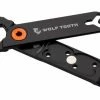 Multi-Outil Wolf Tooth Pack Pliers - Master Link Combo Pliers (4 Fonctions) Noir Orange