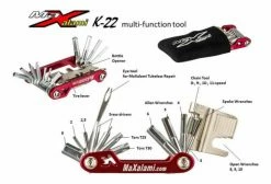 Multi-Outils MaXalami K-22 Fonctions Rouge 9 Multi-Outils MaXalami K-22 Fonctions Rouge -nettoyeur de vélo Vente unnamed file 4310