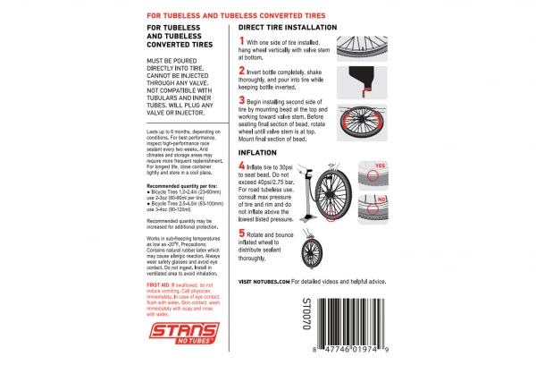 NOTUBES Préventif Anti-crevaison Race 946 Ml 5 NOTUBES Préventif Anti-crevaison Race 946 Ml – Image 3